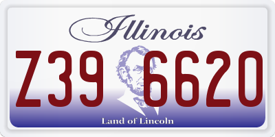 IL license plate Z396620