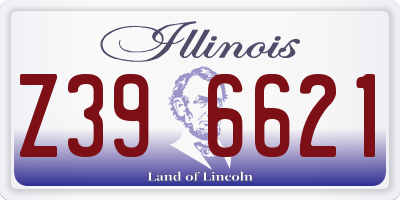 IL license plate Z396621