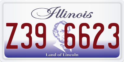 IL license plate Z396623
