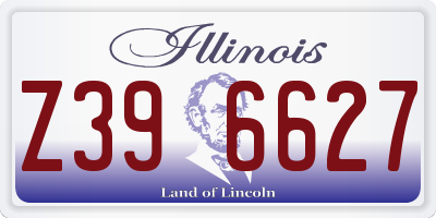 IL license plate Z396627