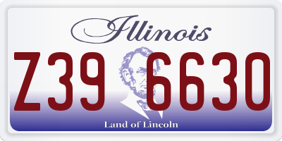 IL license plate Z396630