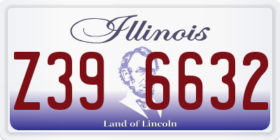 IL license plate Z396632