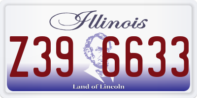IL license plate Z396633