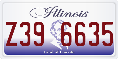 IL license plate Z396635
