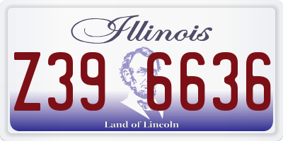 IL license plate Z396636