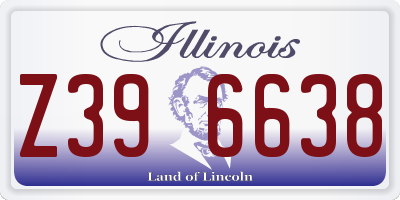 IL license plate Z396638