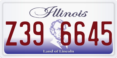 IL license plate Z396645