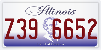 IL license plate Z396652