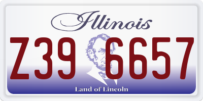 IL license plate Z396657