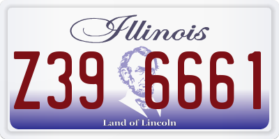IL license plate Z396661