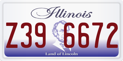 IL license plate Z396672