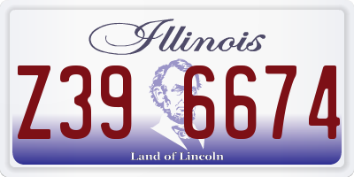 IL license plate Z396674
