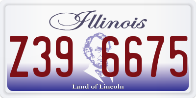 IL license plate Z396675
