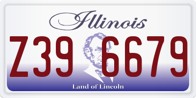 IL license plate Z396679