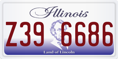 IL license plate Z396686