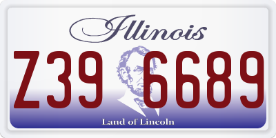 IL license plate Z396689