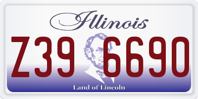 IL license plate Z396690