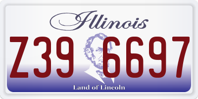 IL license plate Z396697