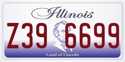 IL license plate Z396699