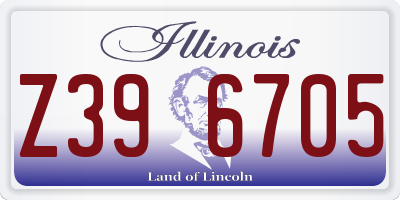 IL license plate Z396705