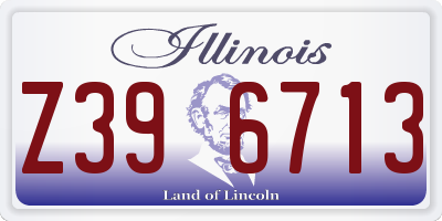 IL license plate Z396713
