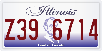 IL license plate Z396714