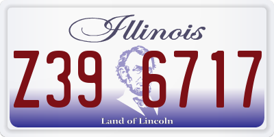 IL license plate Z396717