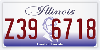 IL license plate Z396718