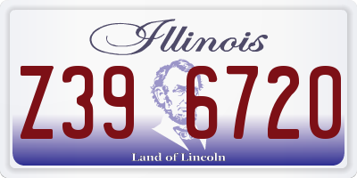 IL license plate Z396720
