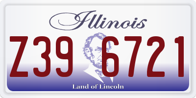 IL license plate Z396721