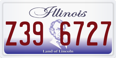 IL license plate Z396727