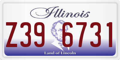 IL license plate Z396731
