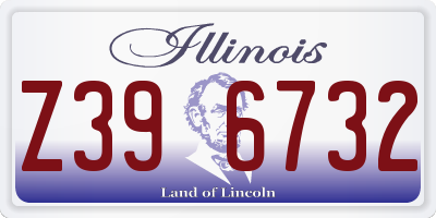 IL license plate Z396732