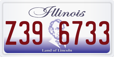 IL license plate Z396733