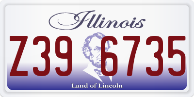 IL license plate Z396735