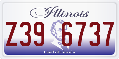 IL license plate Z396737