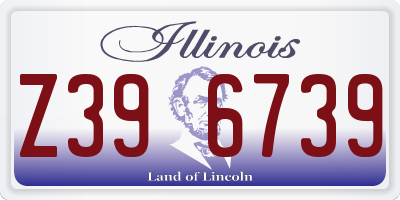 IL license plate Z396739