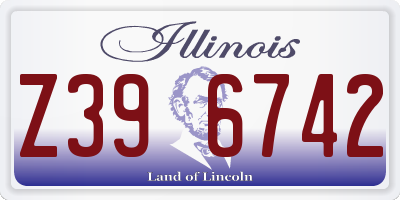 IL license plate Z396742