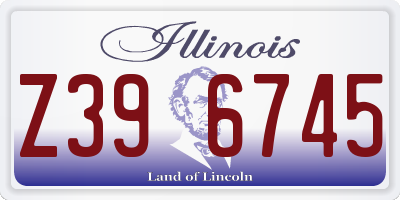 IL license plate Z396745