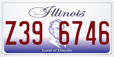 IL license plate Z396746
