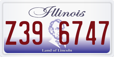 IL license plate Z396747