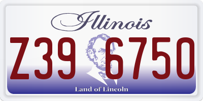 IL license plate Z396750