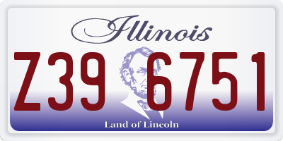 IL license plate Z396751