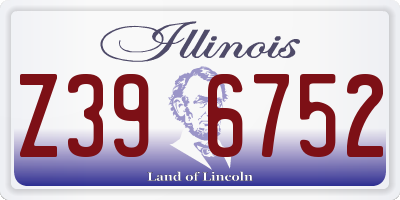 IL license plate Z396752