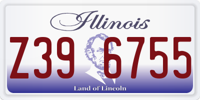 IL license plate Z396755