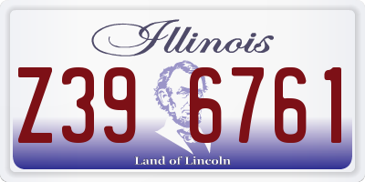 IL license plate Z396761
