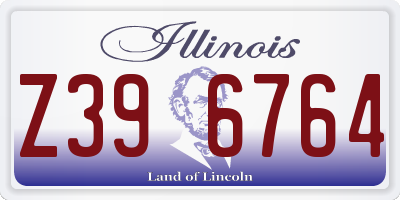 IL license plate Z396764