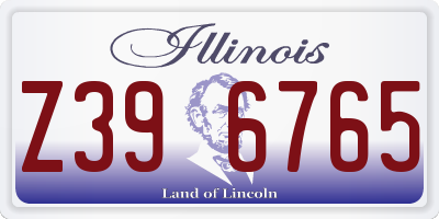 IL license plate Z396765