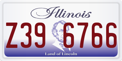 IL license plate Z396766