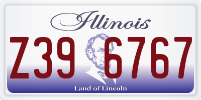 IL license plate Z396767